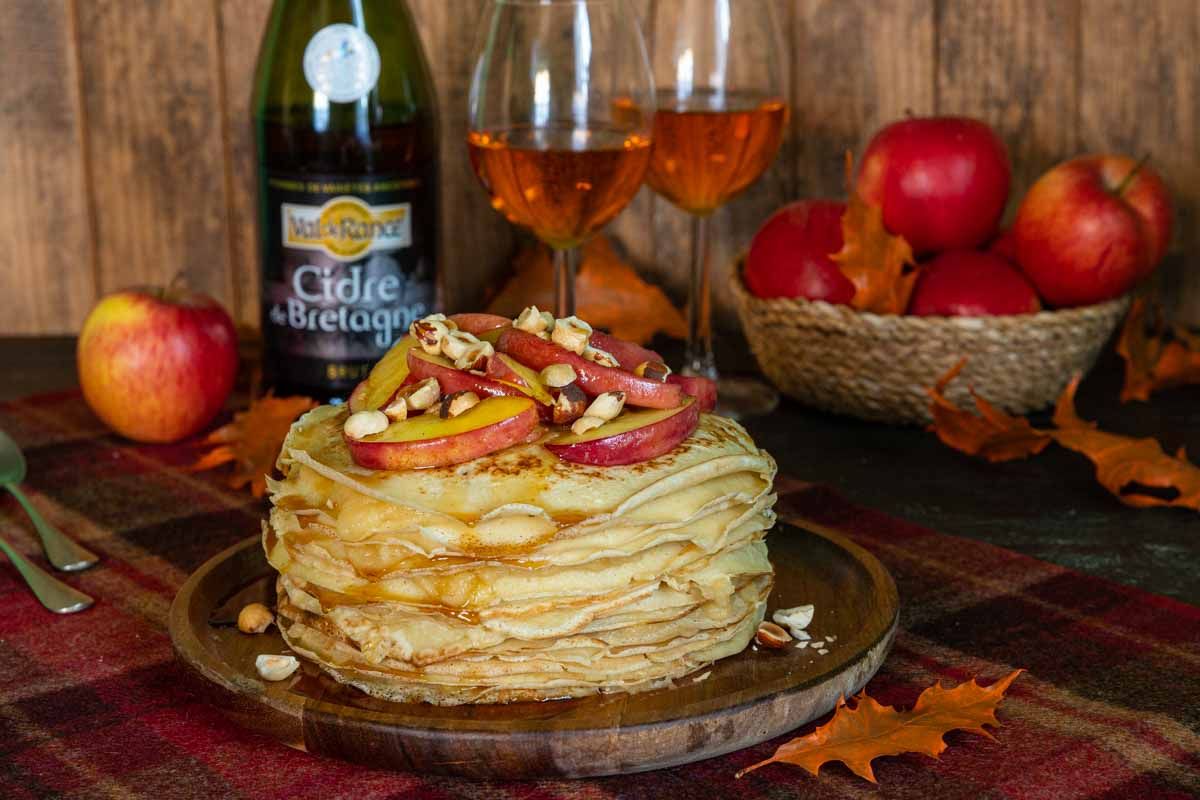 Le délice du gâteau de crêpes revisité au beurre de pommes