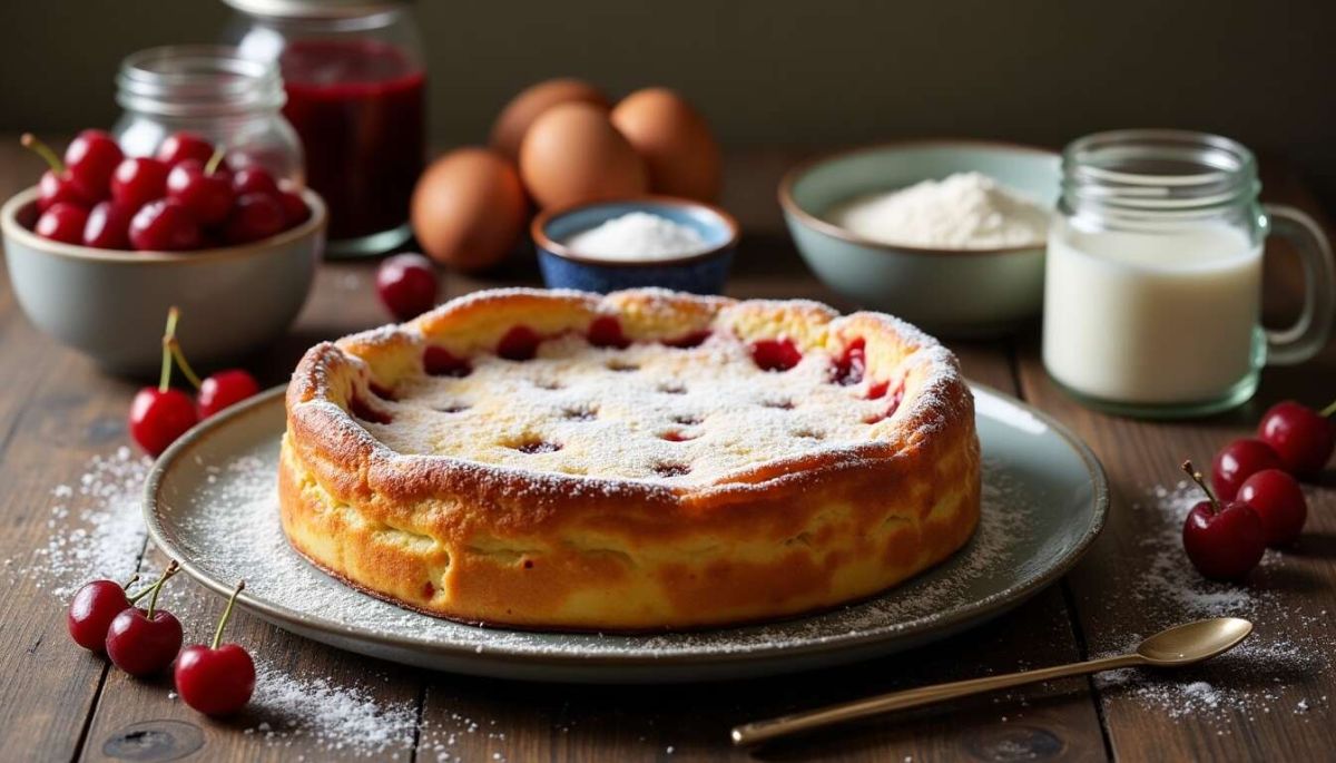 Un clafoutis aux cerises irrésistible à réaliser