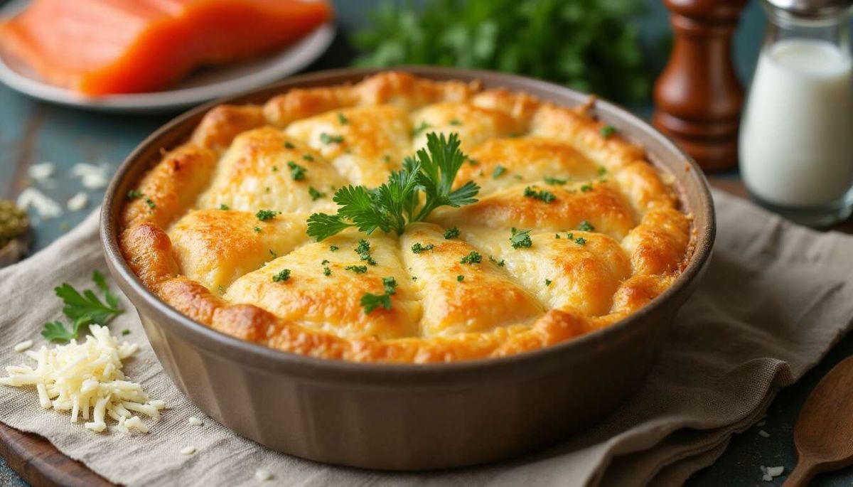 Découvrez la recette légère de fish pie aux trois poissons
