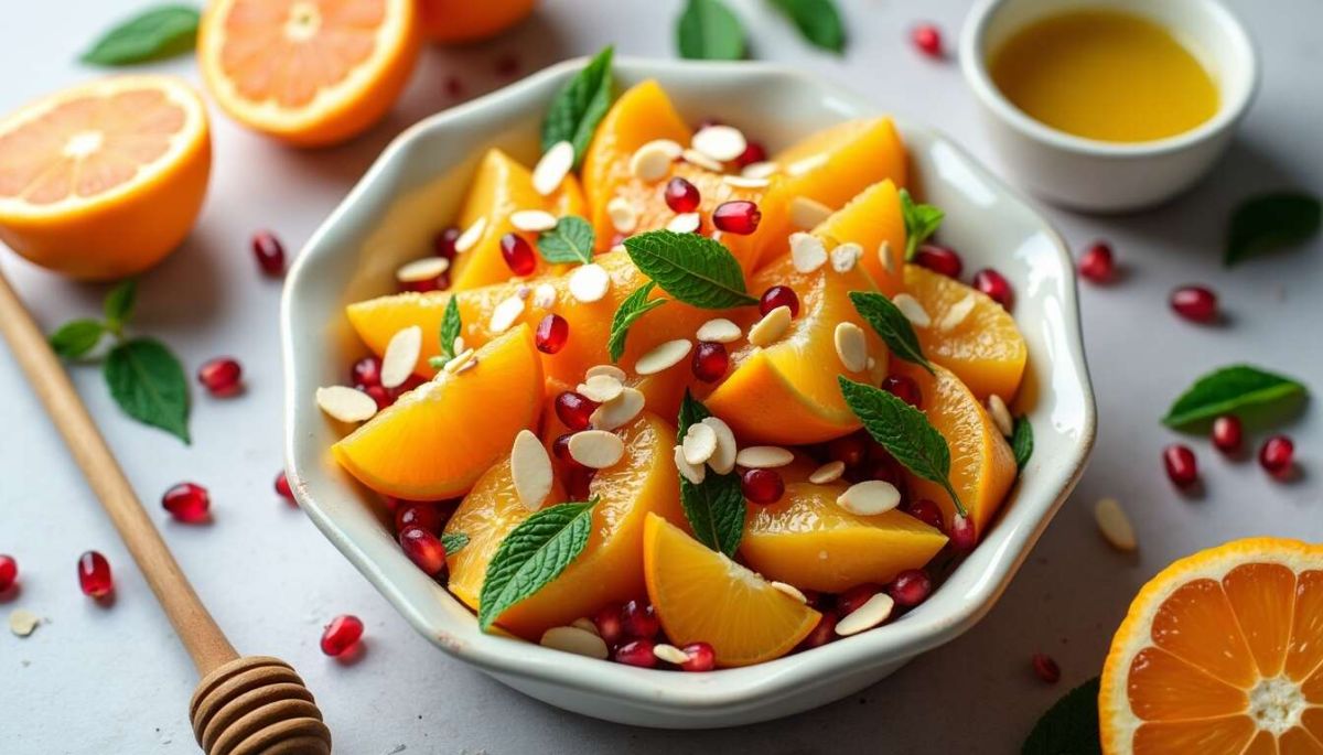 un délice printanier : la salade de clémentines à découvrir