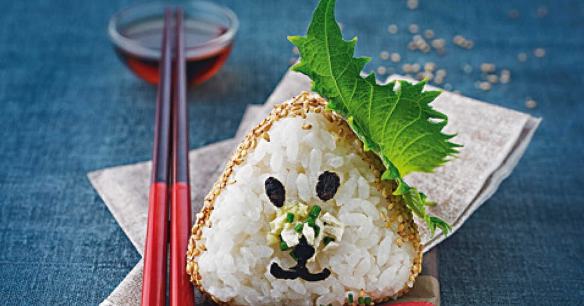 Onigiris tofu-sésame