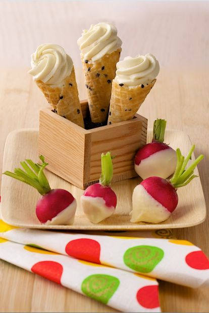 Radis Croque'n chips au Société Crème