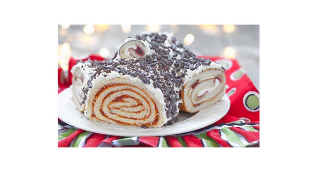 Dégustez une bûche de Noël légère à la marmelade d'orange