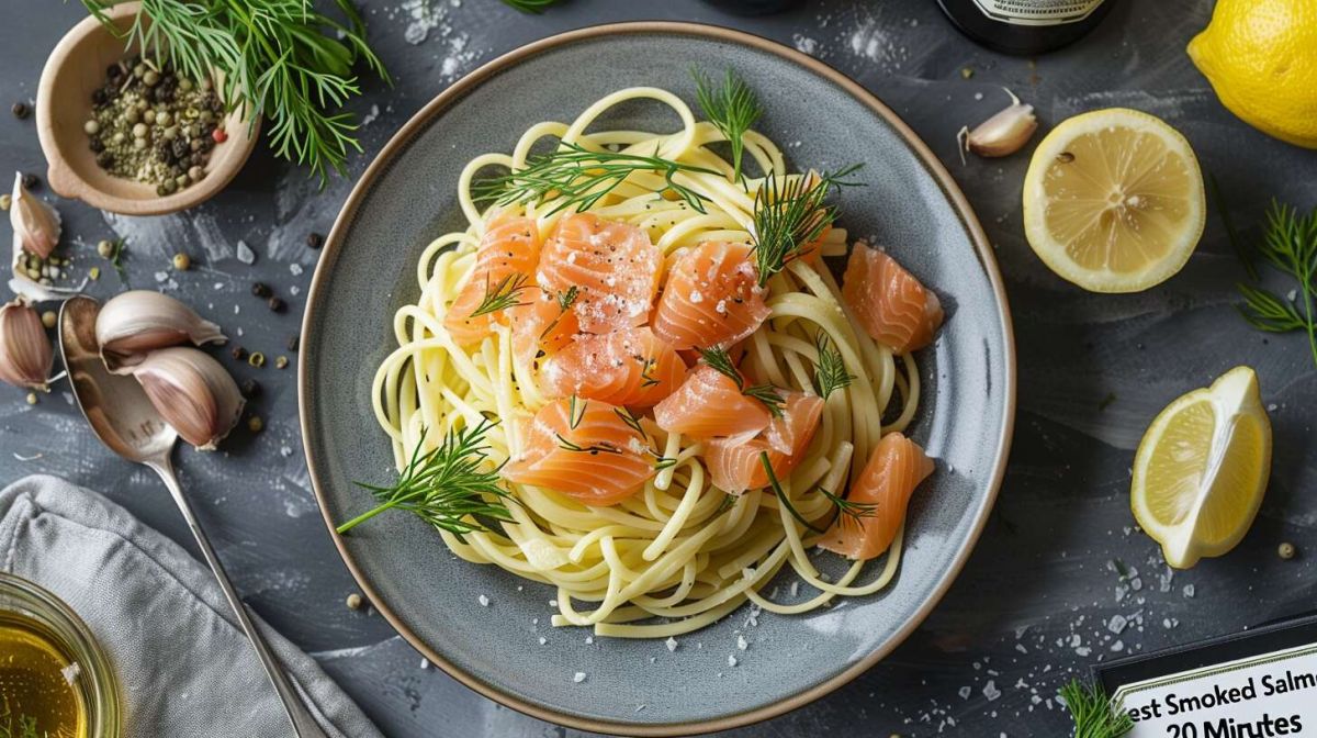 La recette express des pâtes au saumon fumé en moins de 20 minutes