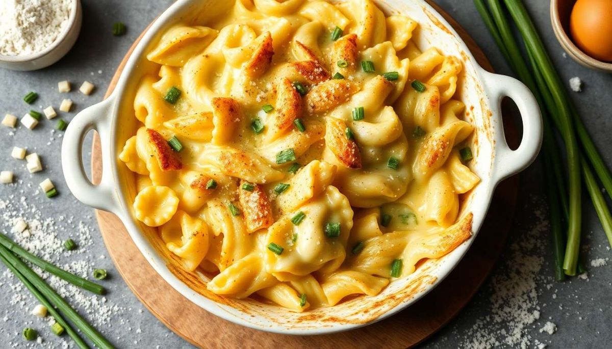 Un gratin de pâtes réconfortant aux poireaux pour vous réchauffer