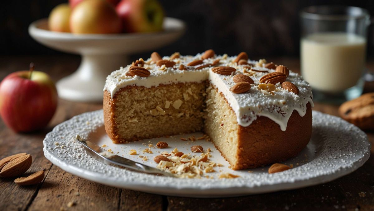 Un gâteau aux amandes sans gluten et sans lactose à savourer sans culpabilité