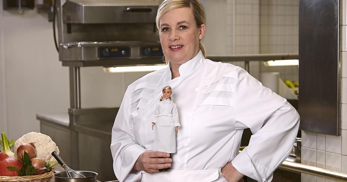 Hélène Darroze, une chef étoilée à l'honneur avec sa poupée Barbie