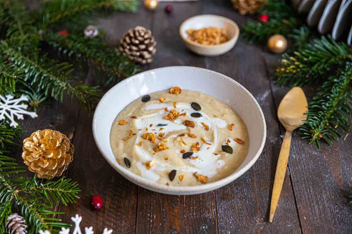 Velouté de chou-fleur aux châtaignes