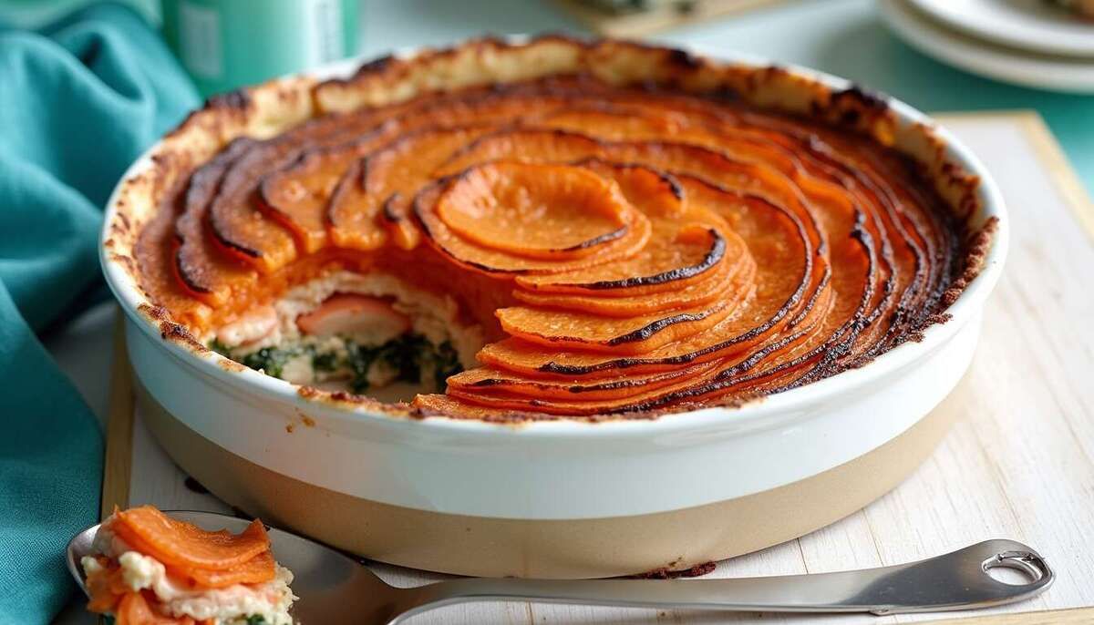 Un gratin de patates douces qui réchauffe le cœur