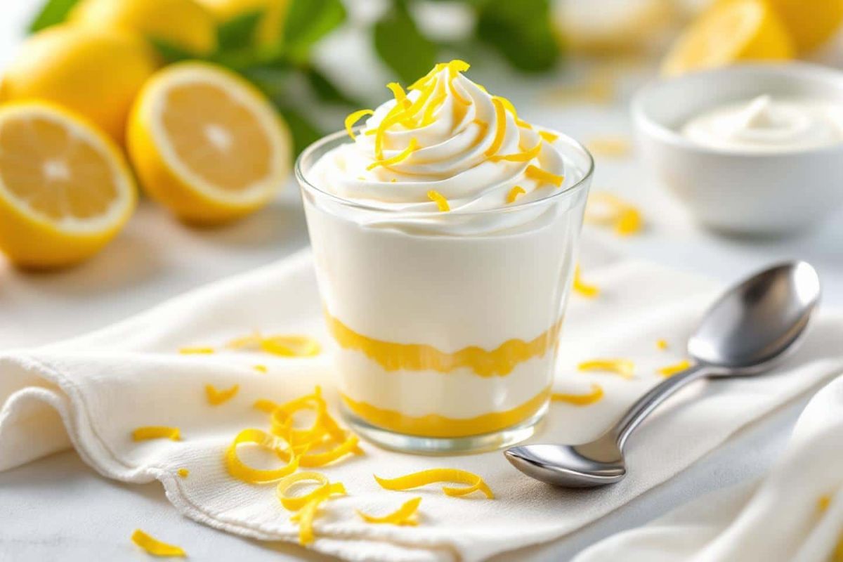un dessert léger et raffiné à base de yaourt qui émerveillera vos convives