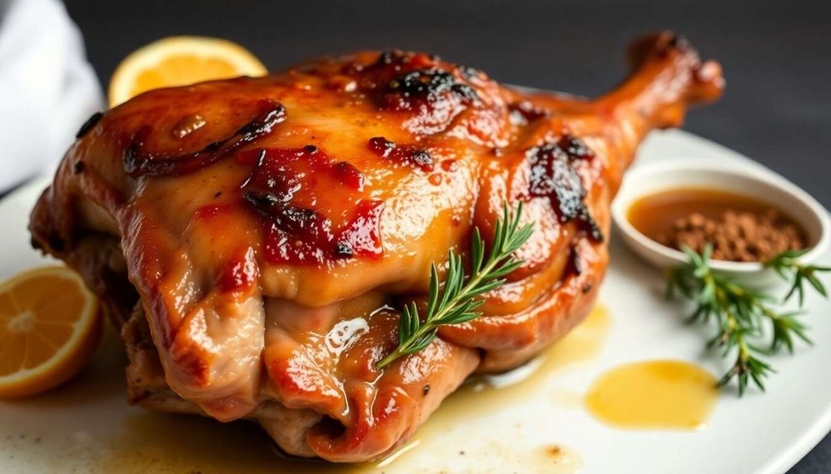 la délicieuse recette de cuisse de canette rôtie qui émerveillera vos papilles