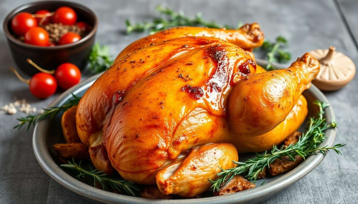 éveillez vos papilles avec un poulet rôti à la broche
