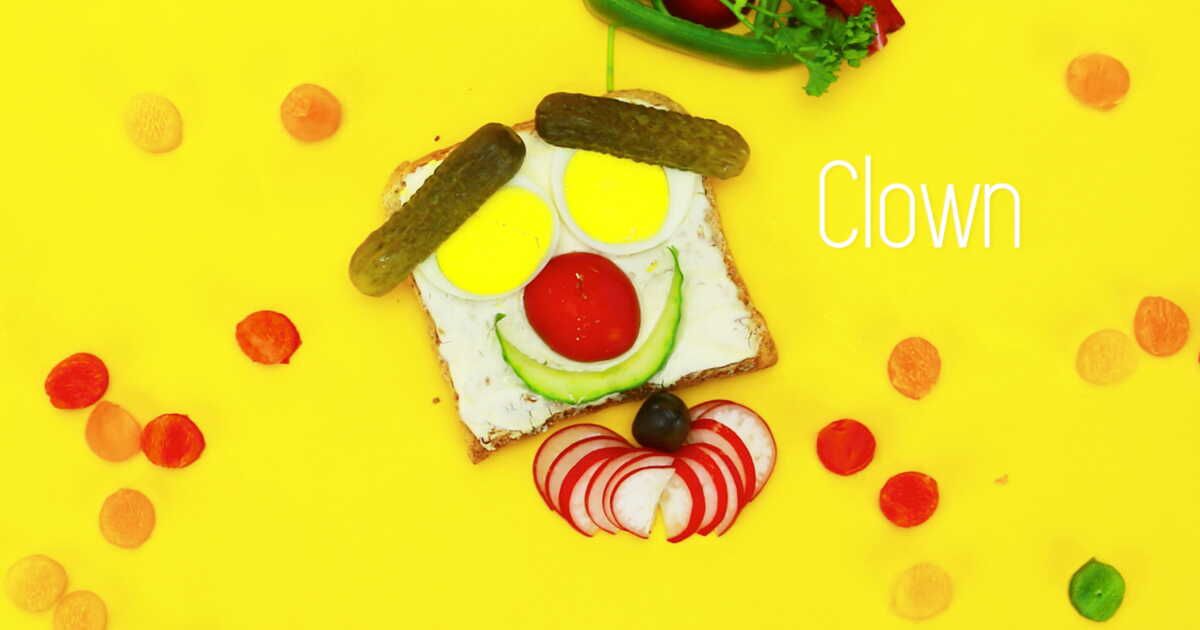 La recette amusante de la tartine clown : un délice à partager