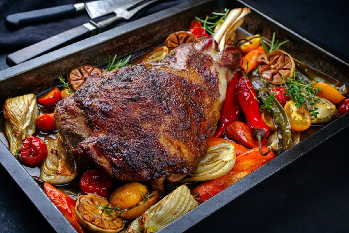 L'épaule d'agneau au miel et à la harissa de Baptiste Trudel
