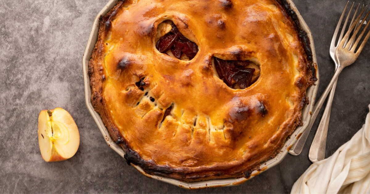 Délicieuse tarte aux pommes pour halloween : la recette inspirée de jack skellington