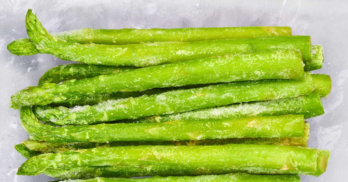 Comment congeler des asperges ?
