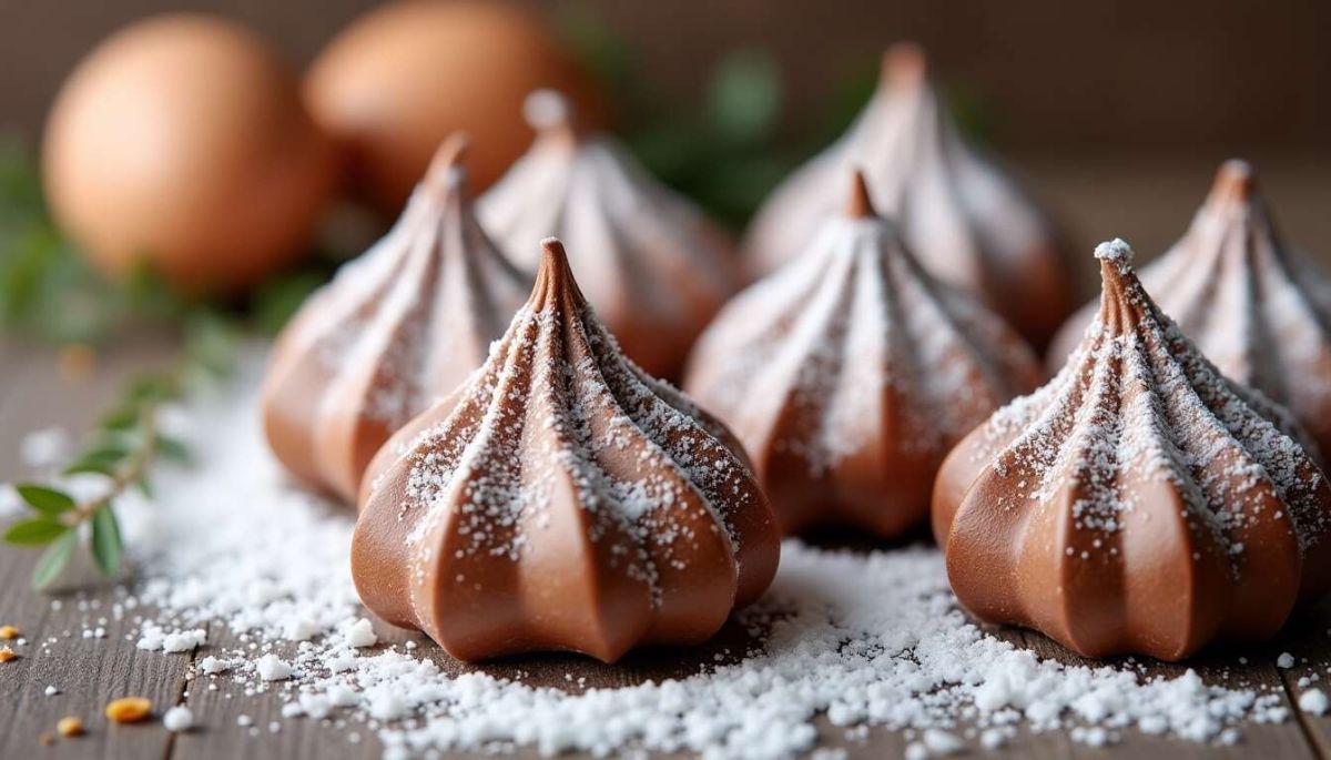 la douceur irrésistible des meringues au chocolat