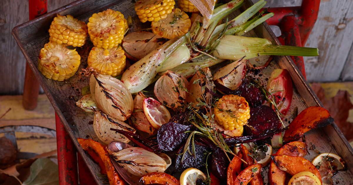 Légumes rôtis aux herbes