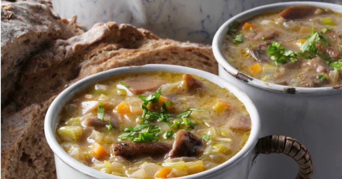 Ragout d’agneau rustique aux champignons