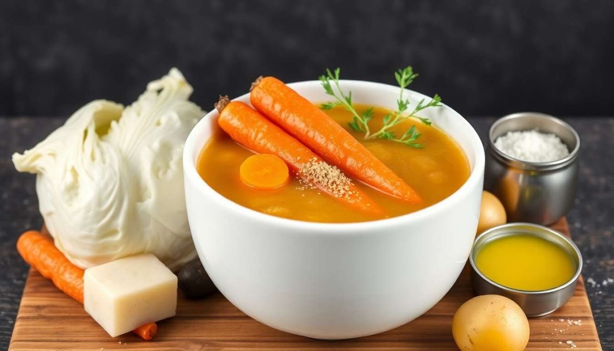 Une soupe au chou réconfortante pour les journées froides