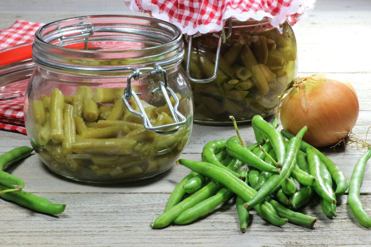 Comment stériliser des bocaux de haricots verts ?