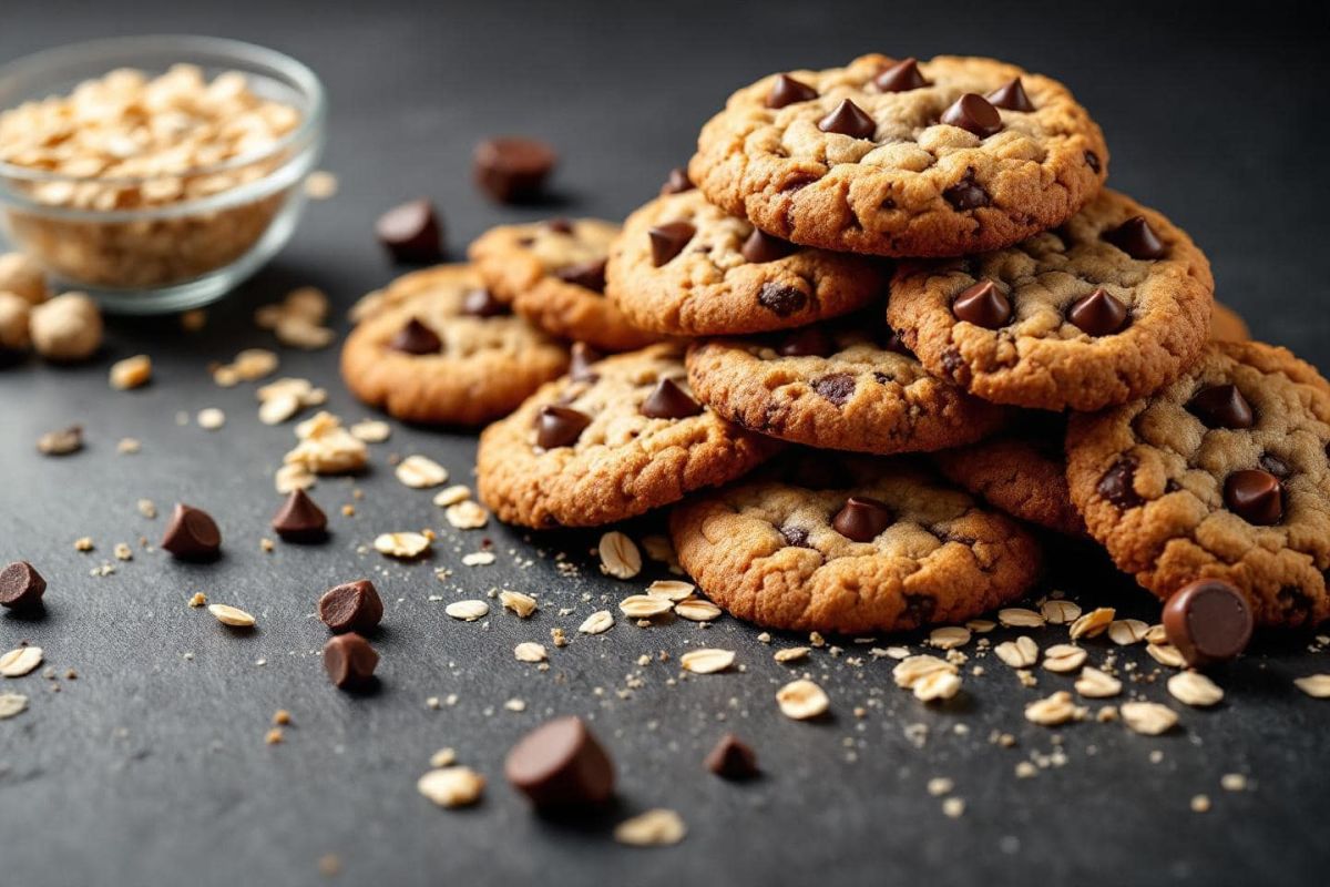 Cookies gourmands aux flocons d'avoine : une douceur à partager