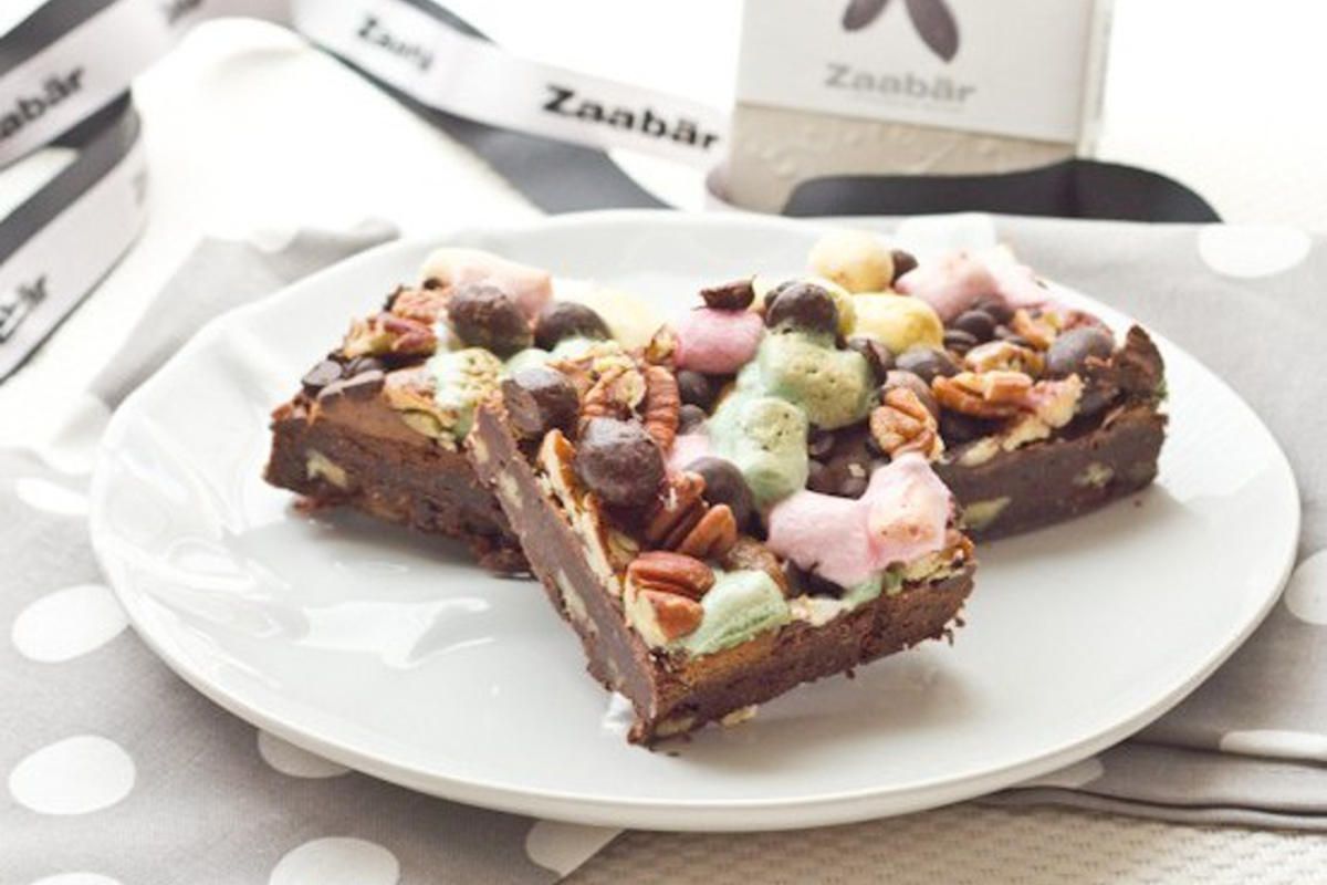 découvrez le brownie rocky road à la fève tonka
