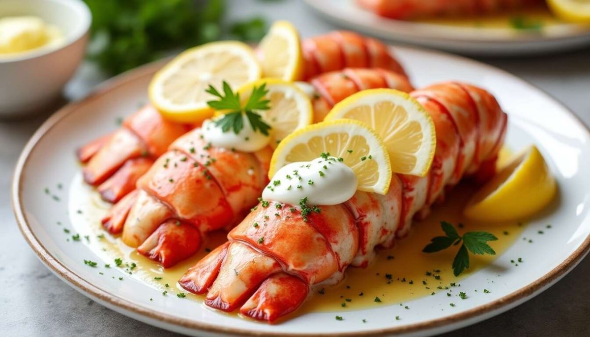 Des queues de homard à la sauce citron qui vont ravir vos invités