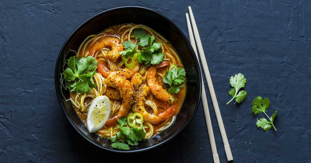 Avec cette soupe thaï coco aux crevettes, épatez vos papilles en moins de 30 minutes