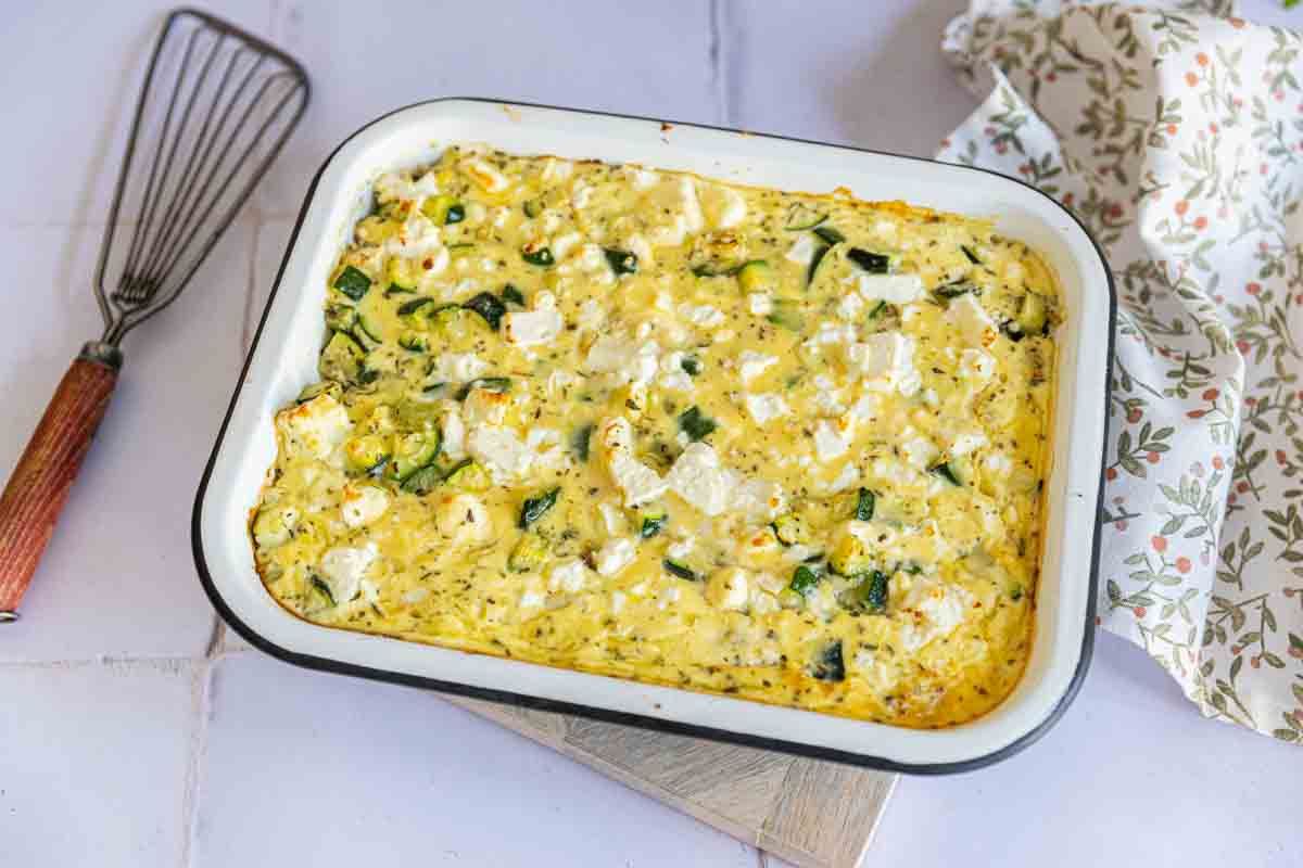 Gratin de courgettes à la feta