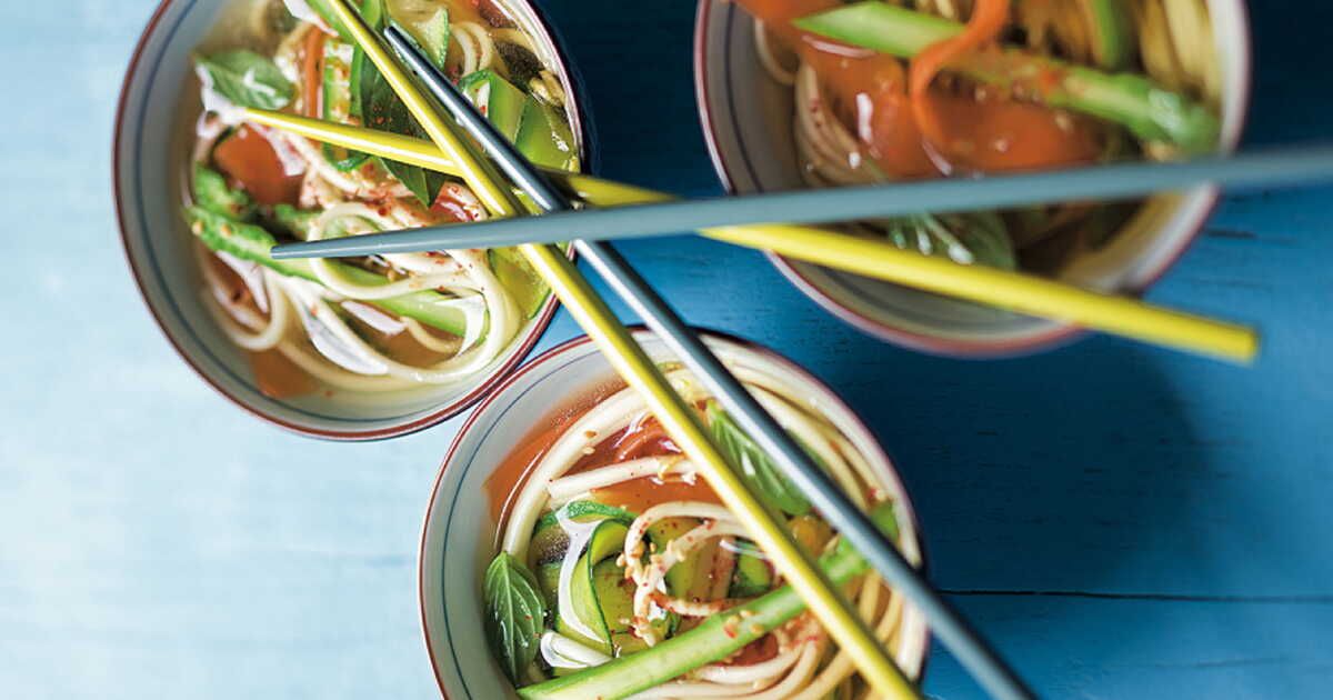La recette irrésistible de la soupe de nouilles aux légumes croquants
