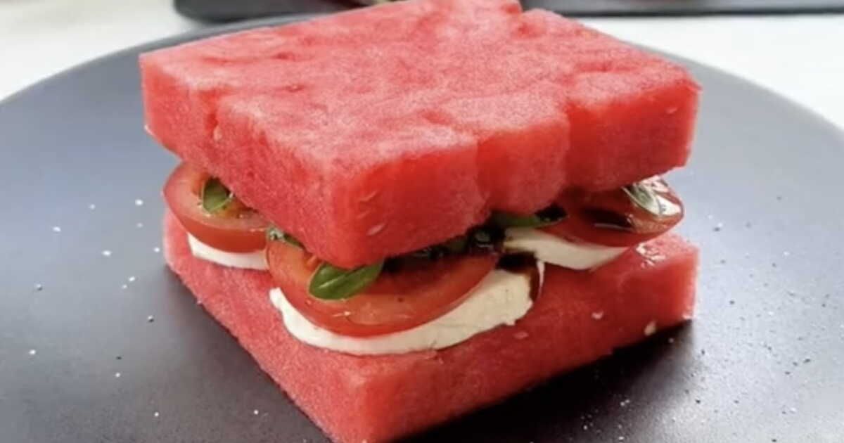 Succombez à la fraîcheur : découvrez le sandwich pastèque